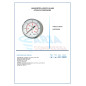 MANOMETRO ABS D.40 1/8" POST. 0-12 BAR