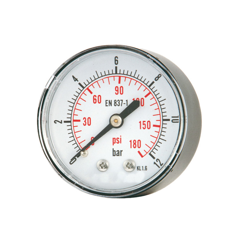 MANOMETRO ABS D.40 1/8" POST. 0-12 BAR